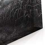Dramatic Countryside Art - Stormy Sky Over Cornfield Canvas