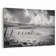 Dramatic Black & White Countryside Wall Art - Rustic Landscape Print