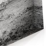 Dramatic Black & White Countryside Wall Art - Rustic Landscape Print