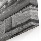 Dramatic Countryside Wall Art - Black & White Rural Landscape Print