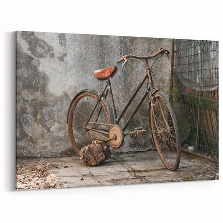 Vintage Bicycle Art Prints - Rustic Charm Cycling-Themed Wall Decor