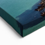 Serene Coastal Beach Scene - Tranquil Seascape Wall Art Print