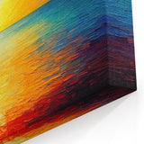 Vibrant Sailing Sunset Wall Art - Colorful Ocean Canvas Print