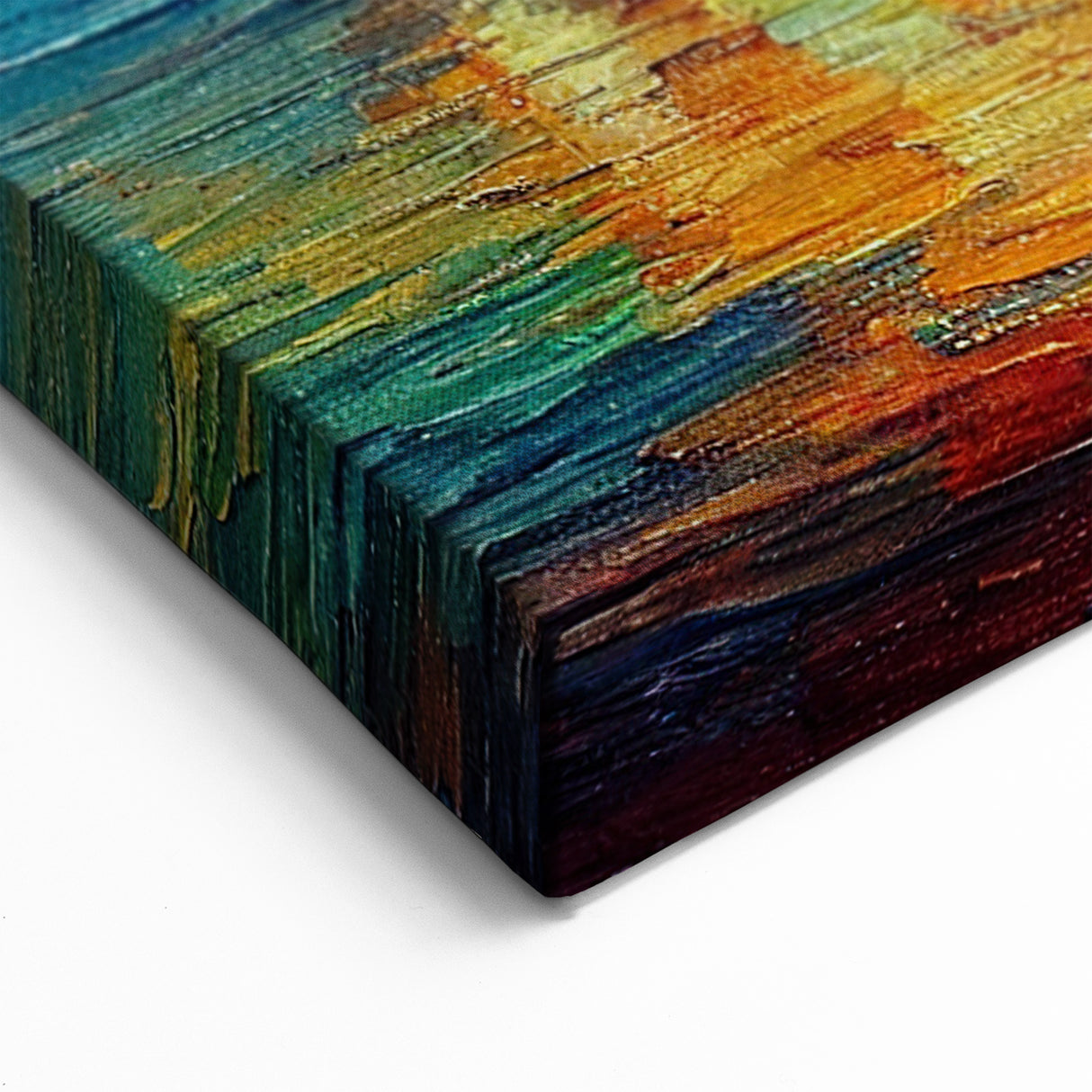 Vibrant Sailing Sunset Wall Art - Colorful Ocean Canvas Print