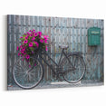 Floral Bicycle Art Print - Charming Cycling-Themed Wall Decor