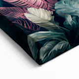 Elegant Flamingos in Lush Rainforest - Vibrant Tropical Canvas Print