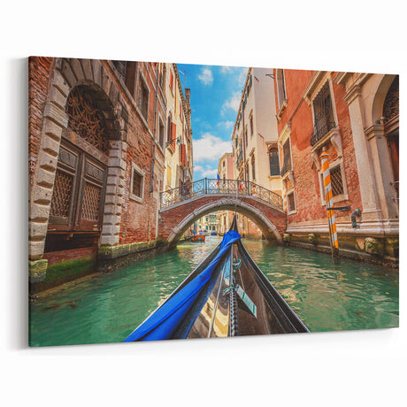 Venice Gondola Ride Art - Colorful Italian-Themed Wall Decor