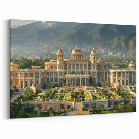 Grand Palace Architecture Art | Historical Royal Palace Wall Decor