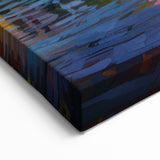 Colorful Tropical Sunset Village - Vibrant Coastal Wall Art