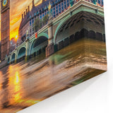 Iconic London Palace Art | Big Ben and Parliament at Sunset Decor Print