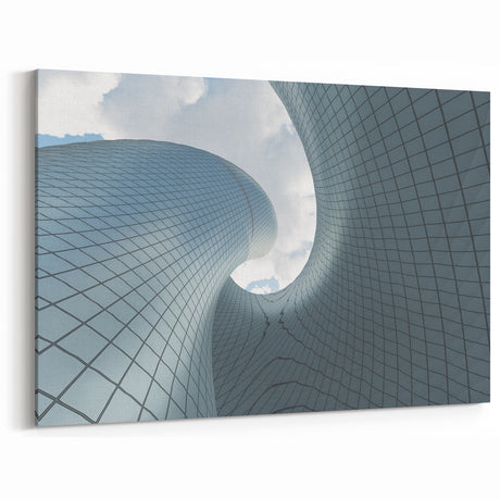 Futuristic Skyscraper Art - Urban Architecture Prints - Modern Wall Decor
