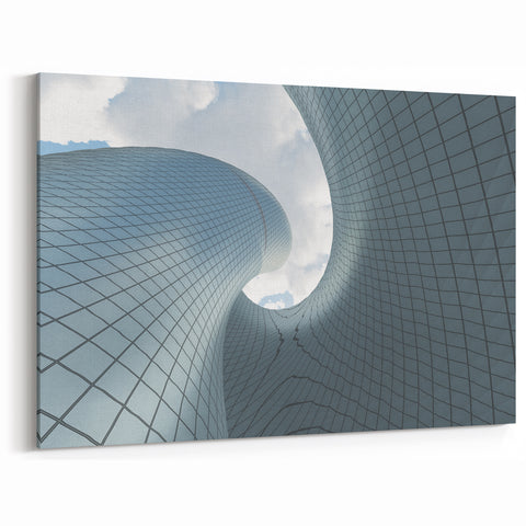 Futuristic Skyscraper Art - Urban Architecture Prints - Modern Wall Decor