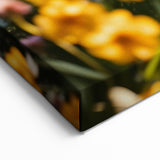 Garden Bicycle & Wildflowers Art - Vibrant Cycling-Themed Wall Decor