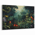 Lush Rainforest Wall Art - Tropical Jungle Canvas Print for Nature Lovers