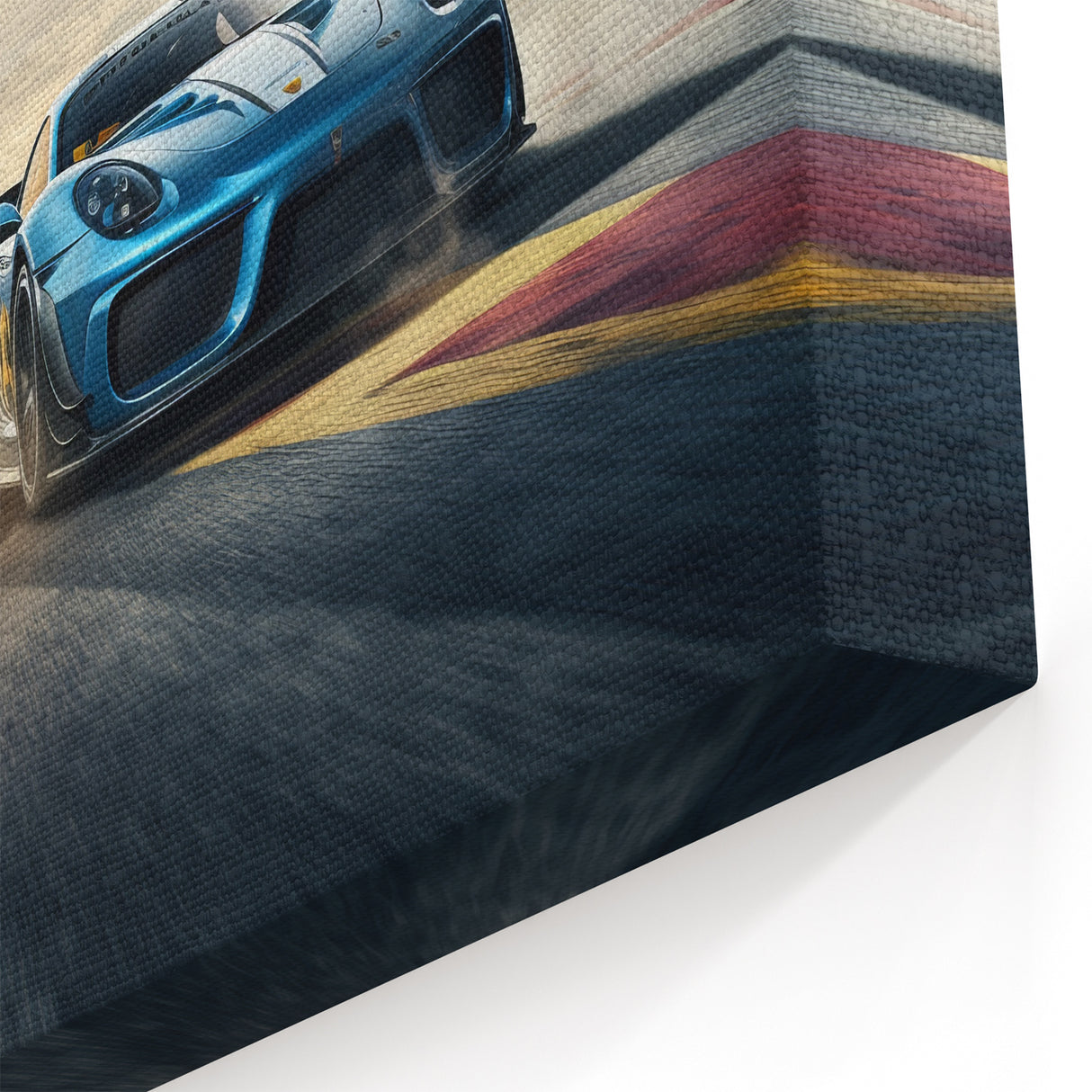 Sports Car Racing Wall Art - Dynamic Speedway Canvas Print