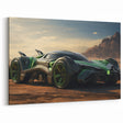 Futuristic Sports Car Wall Art - Dynamic Racing Canvas Print