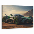 Futuristic Sports Car Wall Art - Dynamic Racing Canvas Print