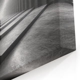 Modern Light Tunnel Art | Geometric Architecture Canvas & Prints