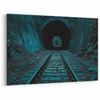 Dark Urban Tunnel Photography - Moody Architectural Wall Art