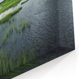 Stormy Sky Over Marshland - Scenic Swamp and Marsh Canvas Prints
