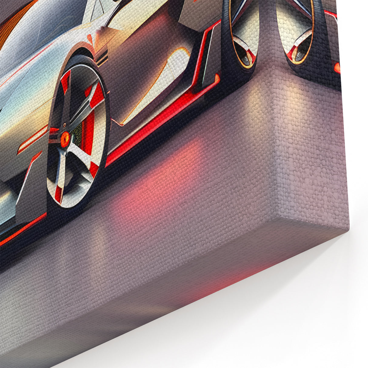 Exotic Sports Car Wall Art - Luxury Supercar Canvas for Modern Decor