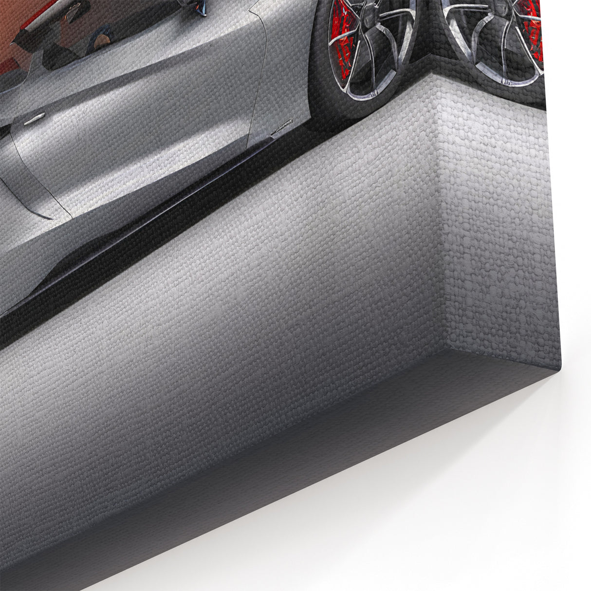 Luxury Convertible Sports Car Wall Art - Sleek Supercar Canvas Decor