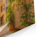 Rustic Stone Street Scene - Charming Urban Landscape Art Print