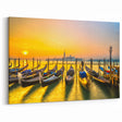 Venice Gondola Sunset Art | Italian Gondola Print | Vibrant Wall Decor