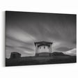Church Wall Art | Dramatic Black and White Church Landscape Print