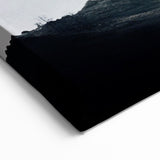 Misty Mountain Range Art - Serene Foggy Landscape Wall Decor