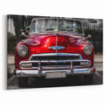 Antique Red Chevy Car Art: Classic Convertible Prints for Retro Decor