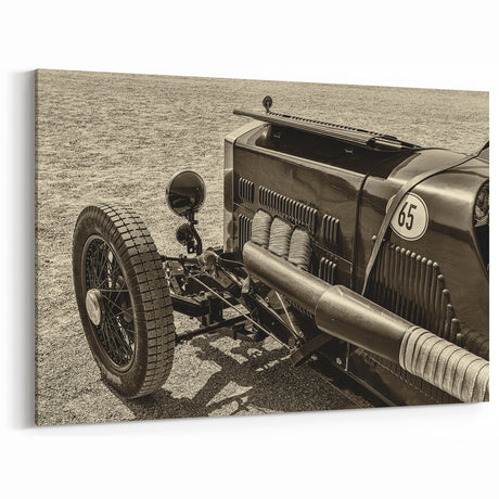 Vintage Racing Car Art: Classic Antique Vehicle Prints for Retro Decor