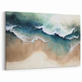 Tranquil Ocean Wave Canvas Art - Serene Coastal Beach Wall Decor