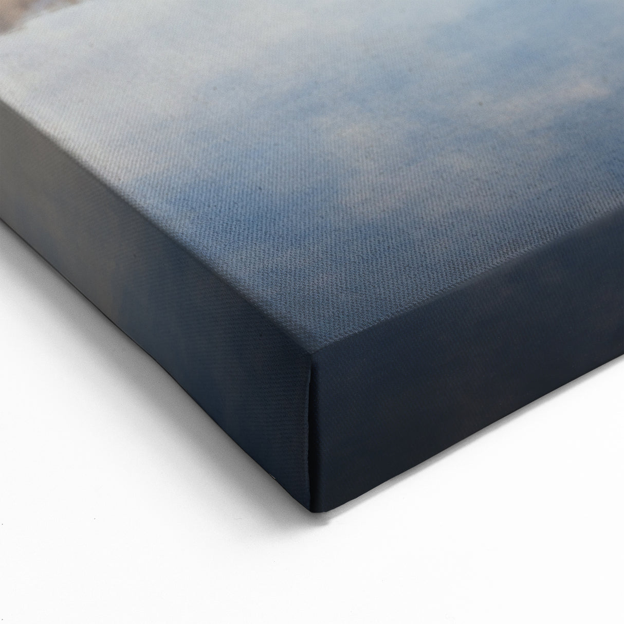 Misty Mountain Lake Art - Tranquil Morning Reflection Canvas for Serene Decor