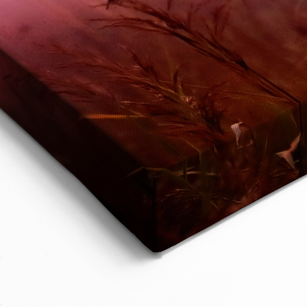 Misty Sunrise Field Art - Vibrant Dawn Canvas for Warm and Inviting Decor