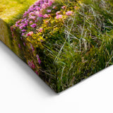 Sunrise Over Mountain Meadow Canvas Art - Vibrant Nature Landscape Decor