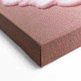Pink Sand Beach - Tropical Coastal Canvas Art for Vibrant Decor