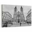 Monochrome Mosque Architecture - Black & White Islamic Art Print