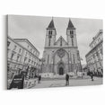 Monochrome Mosque Architecture - Black & White Islamic Art Print