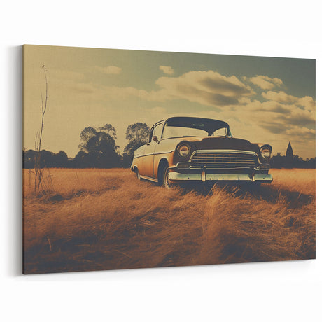 Vintage Car Art: Nostalgic Retro Vehicle Decor - Classic Automobile Prints