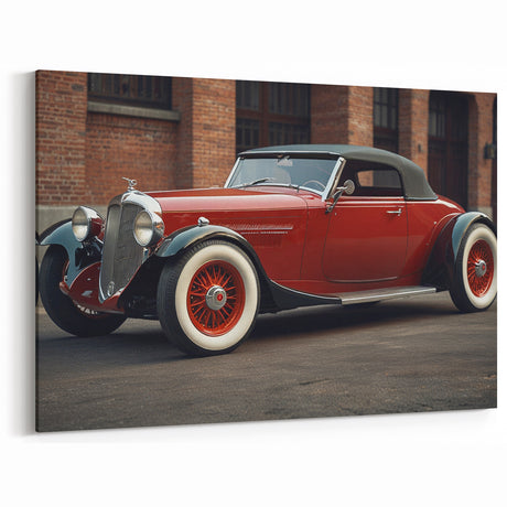 Vintage Car Art: Elegant Antique Automobile Prints - Classic Decor