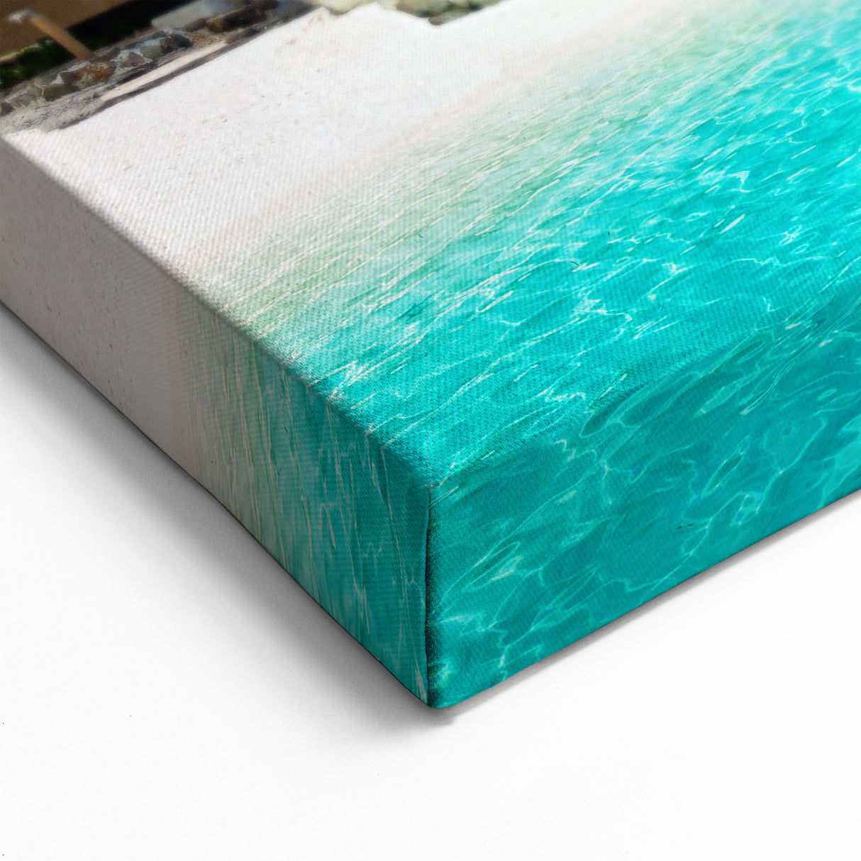 Tropical Overwater Bungalow Wall Art – Oceanfront Canvas Print
