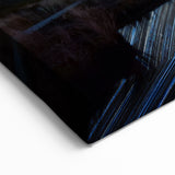 Starry Sky Spiral Art - Mesmerizing Mountain Nightscape Wall Decor