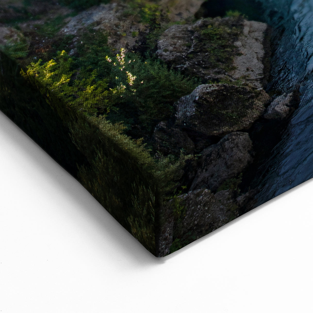 Historic Village Bridge - Scenic River Landscape Wall Art