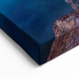 Evening Coastal Village - Tranquil Seaside Landscape Wall Art