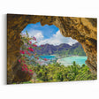 Tropical Paradise View - Stunning Coastal Landscape Wall Art