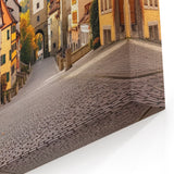 Charming German Village - Picturesque Historic Street Canvas Art