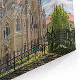 Historic Synagogue Exterior Wall Art - Jewish Architecture Photography Print