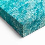 Tropical Beach Paradise Wall Art - Crystal Clear Ocean Canvas Print