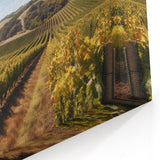 Vineyard Acrylic Glass Art - Serene Vineyard Wall Art for Modern Decor